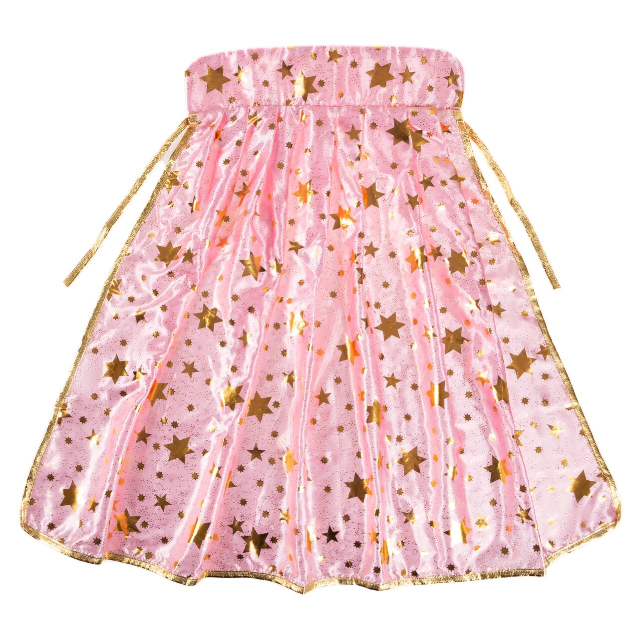 Princess Cape With Pink &#x26; Gold Stars